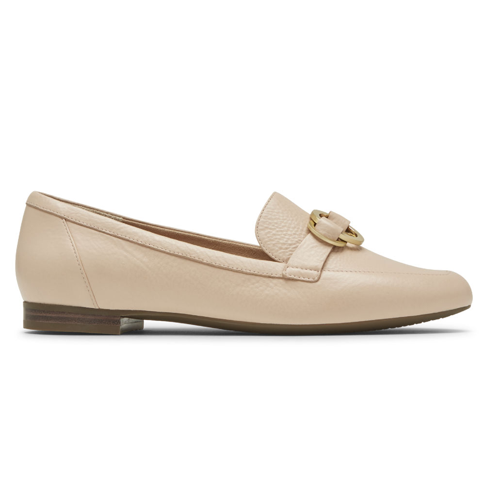 Rockport Womens Total Motion Tavia Ring - Loafers Beige - DAR348075